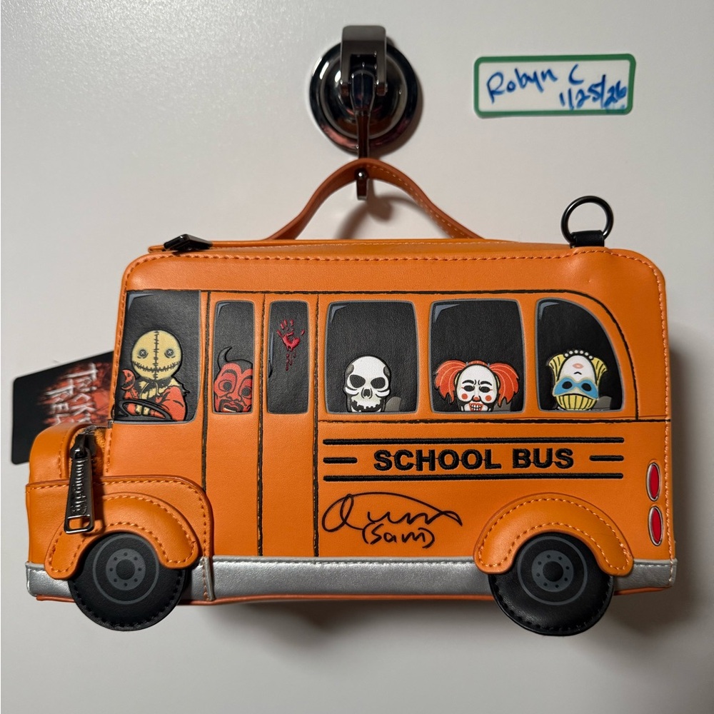 *Autographed* Trick R Treat Schoolbus Loungefly